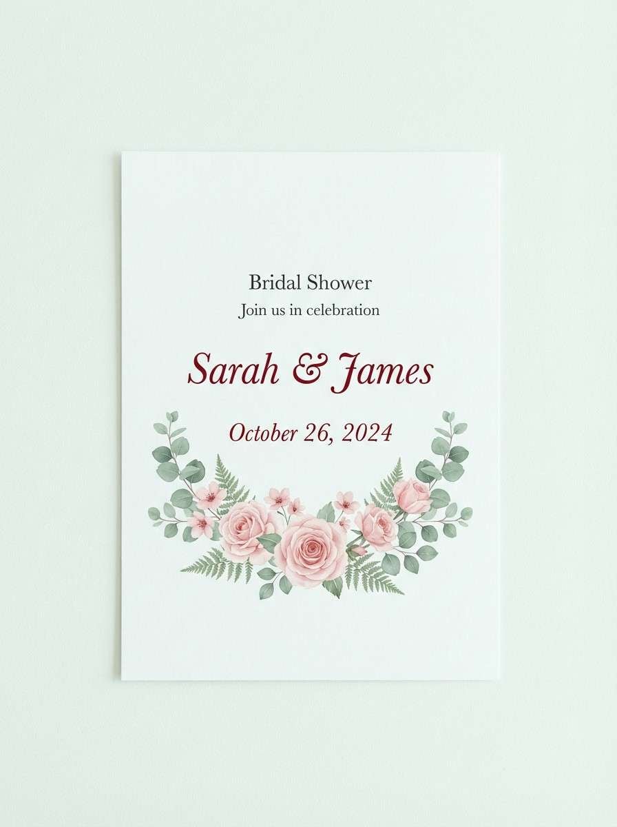 bridal shower invitation design