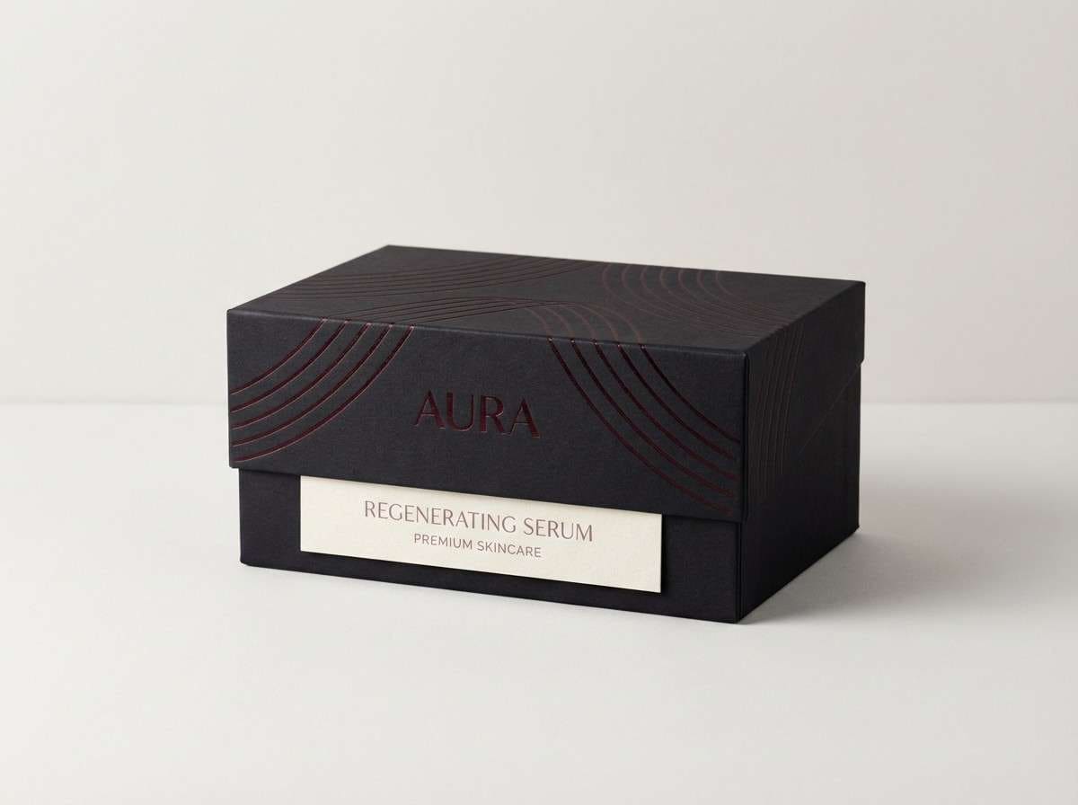 luxury beauty packaging shot