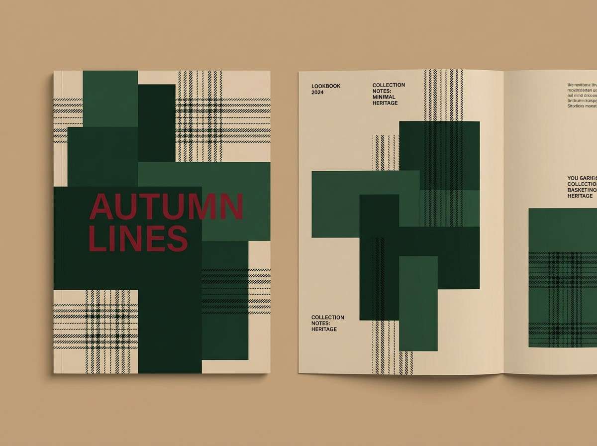 fall lookbook cover design