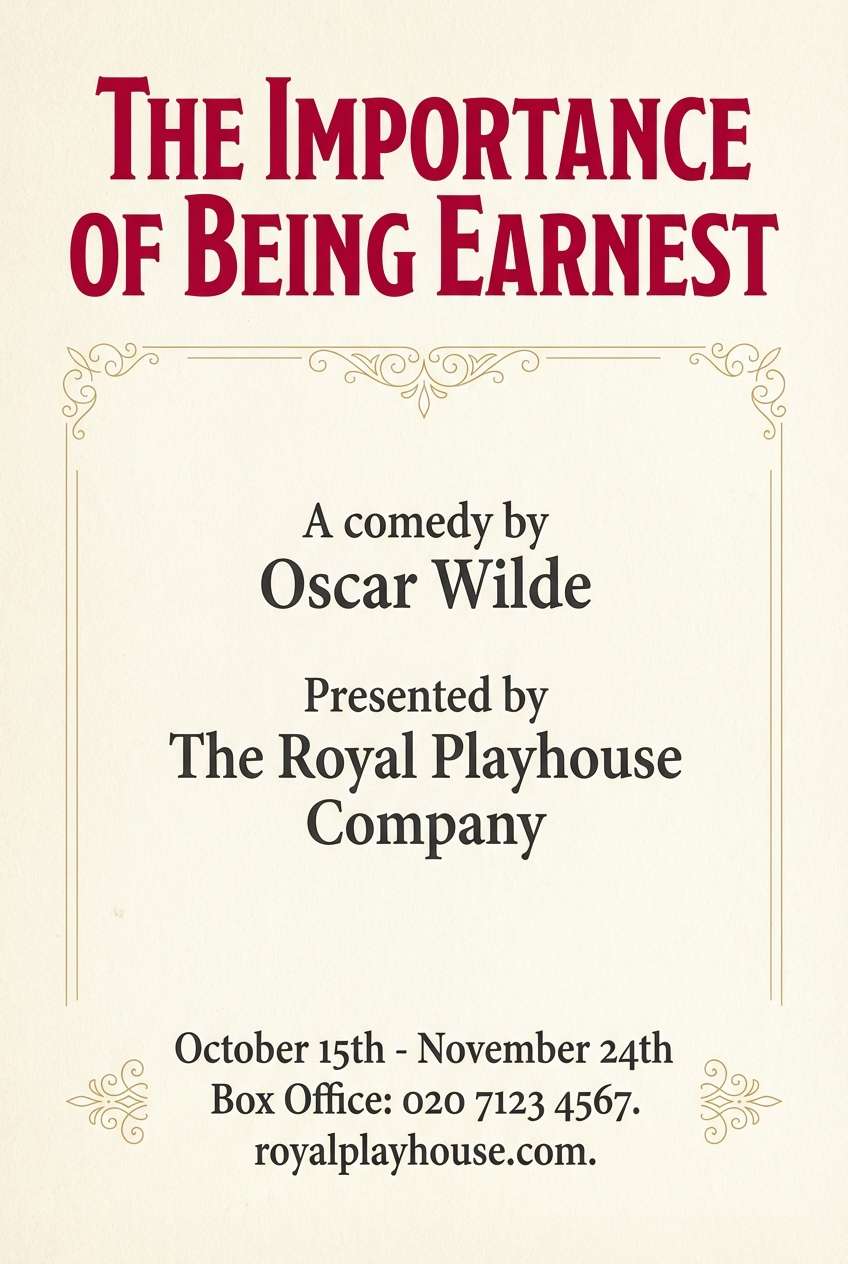 classic opera show poster