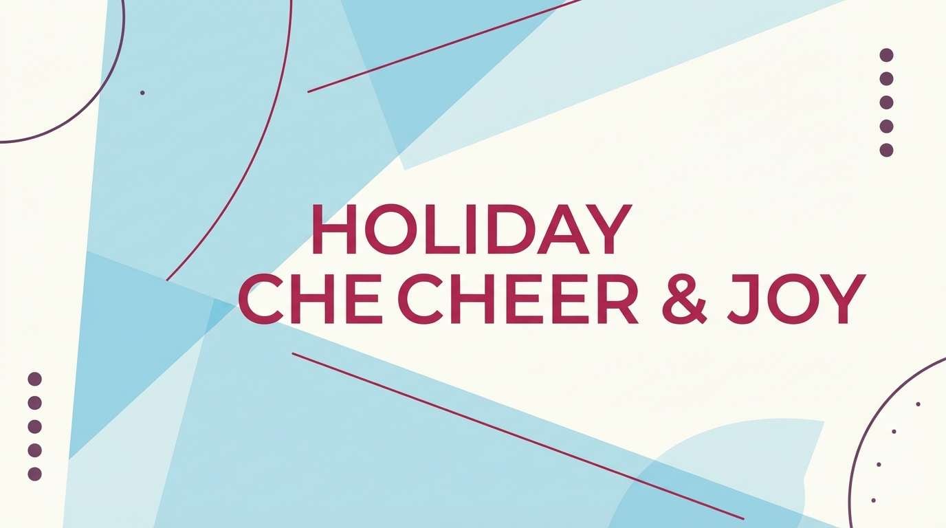 winter berry holiday banner