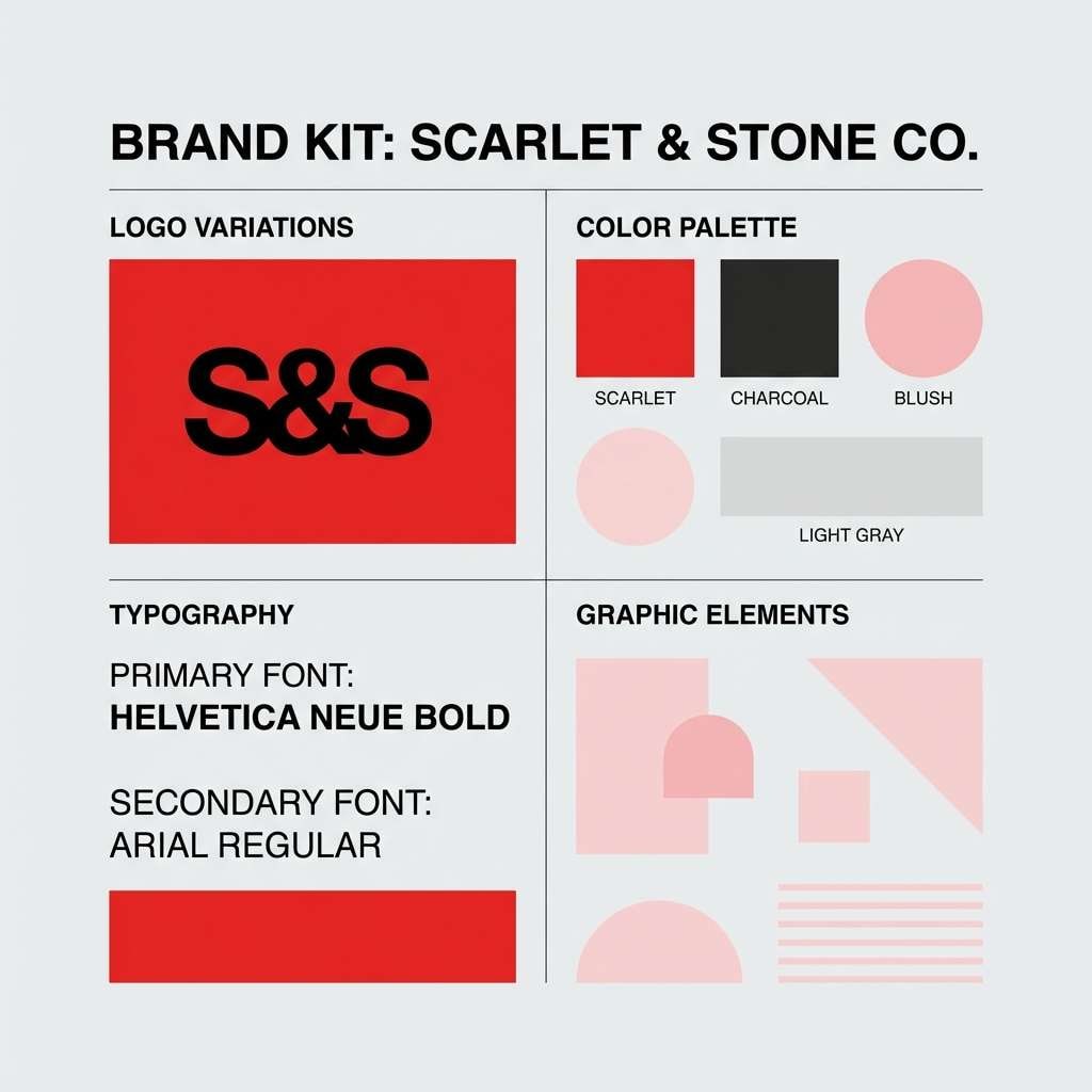studio scarlet brand kit