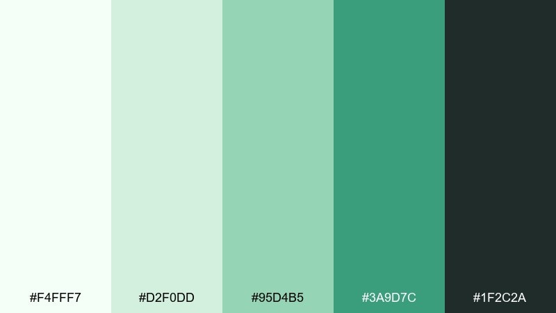 crisp canopy fresh color palette with hex codes
