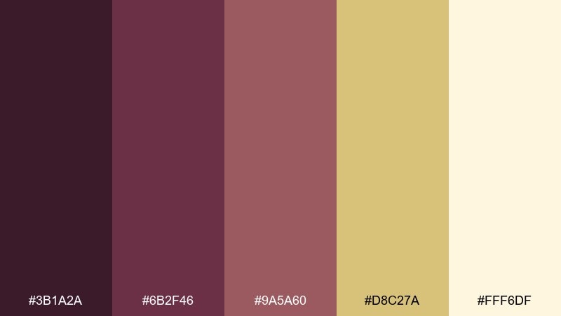 crisp chardonnay pairing vineyard color palette with hex codes