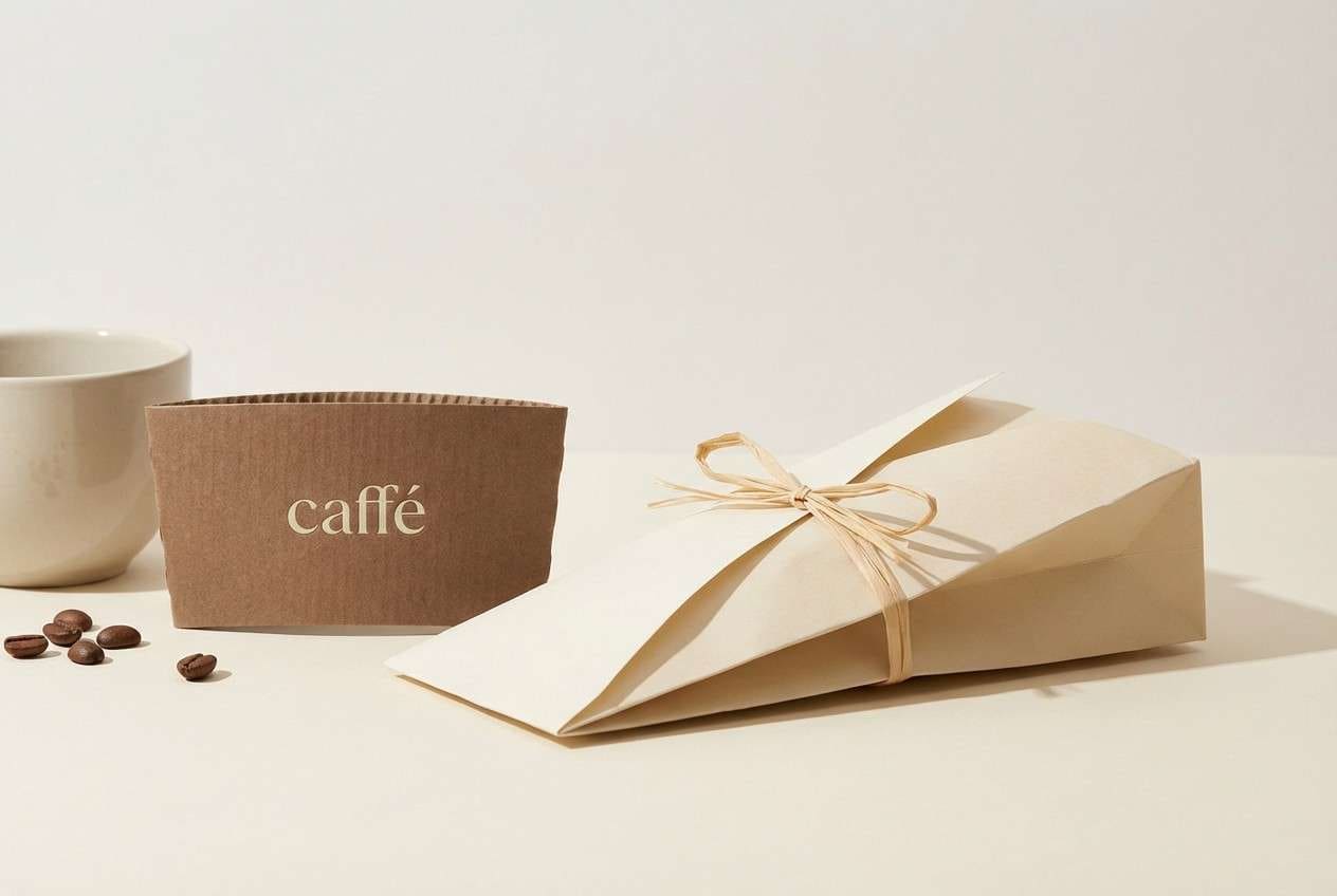 mocha cafe packaging