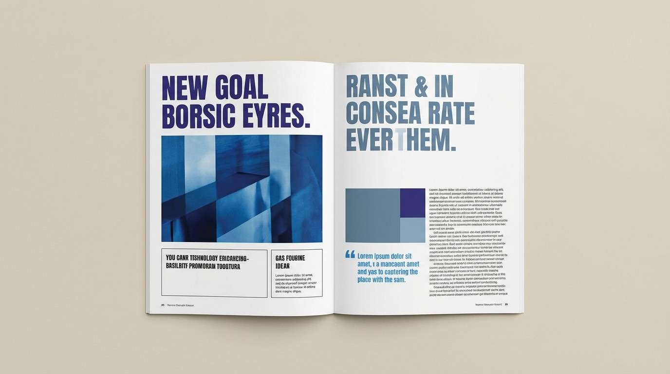 blueberry editorial spread