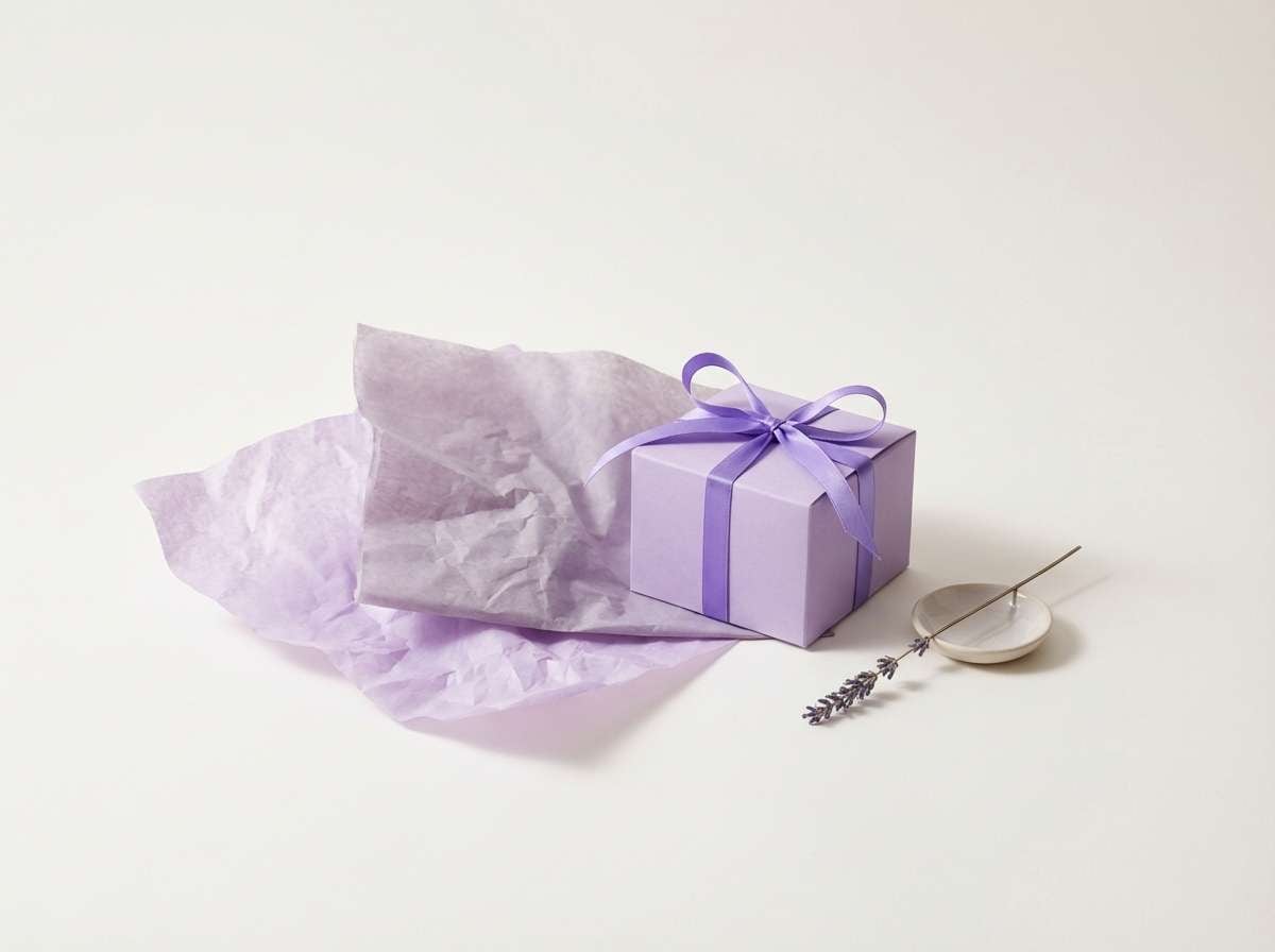 lavender gift packaging