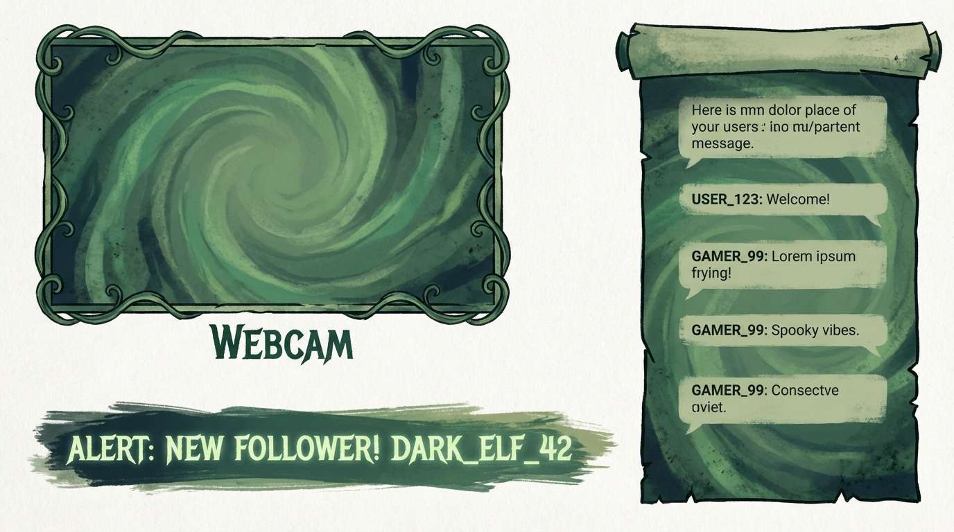 emerald gaming stream overlay