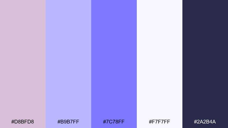 cyber pastel ui thistle color palette with hex codes