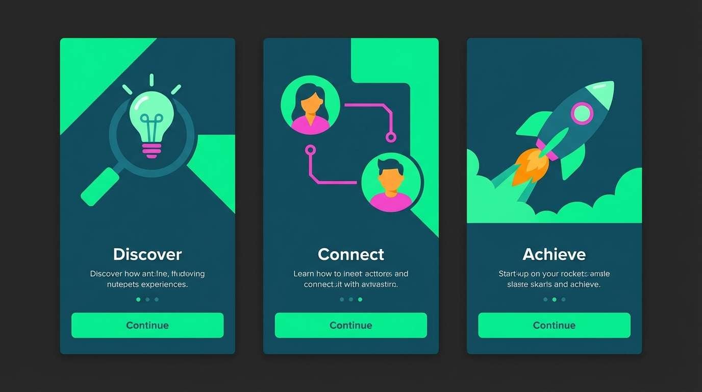 app onboarding screens