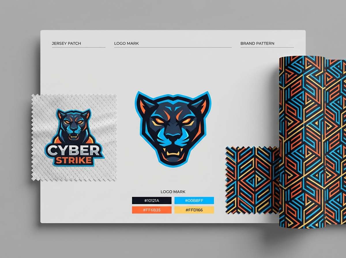 sports branding mockup