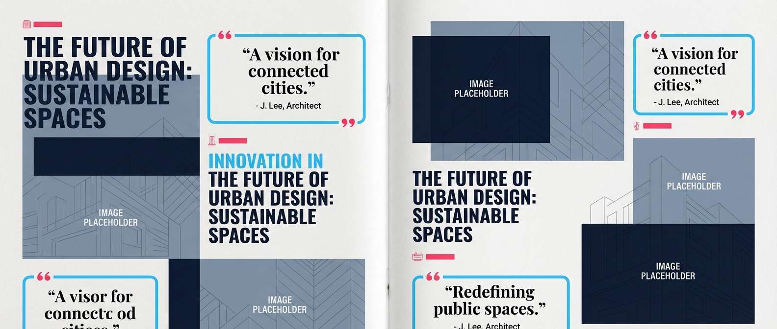 editorial spread layout