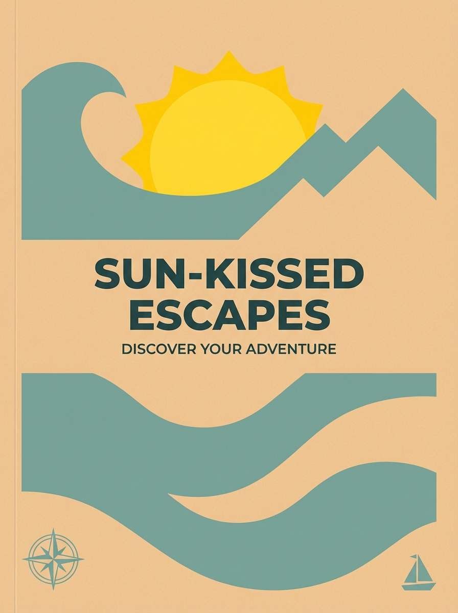 coastal travel brochure cover