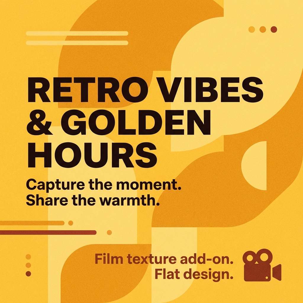 golden hour social post