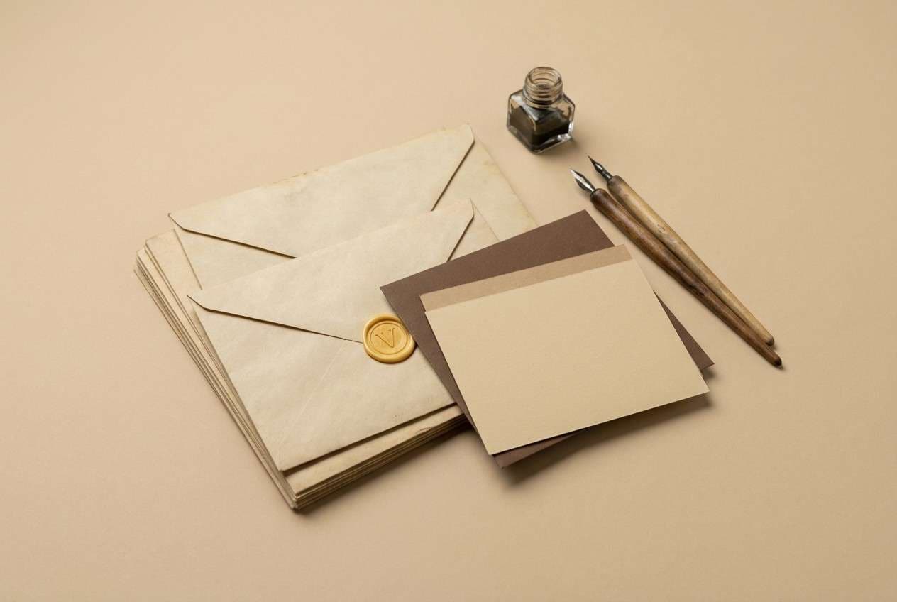 vintage stationery set