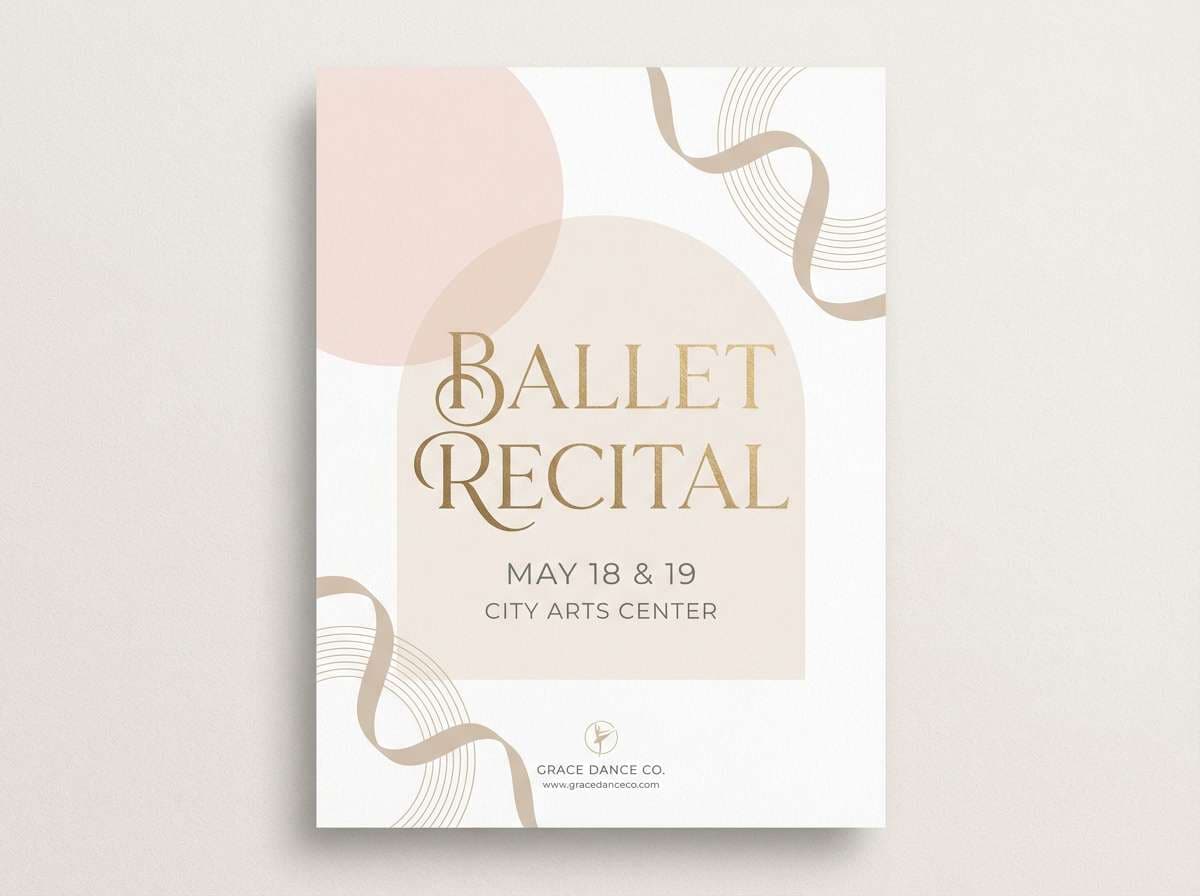 dance recital flyer