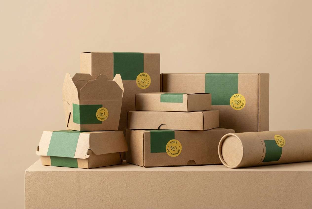 sustainable packaging shot