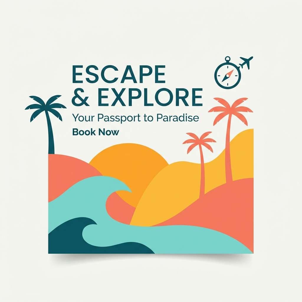 summer travel social post