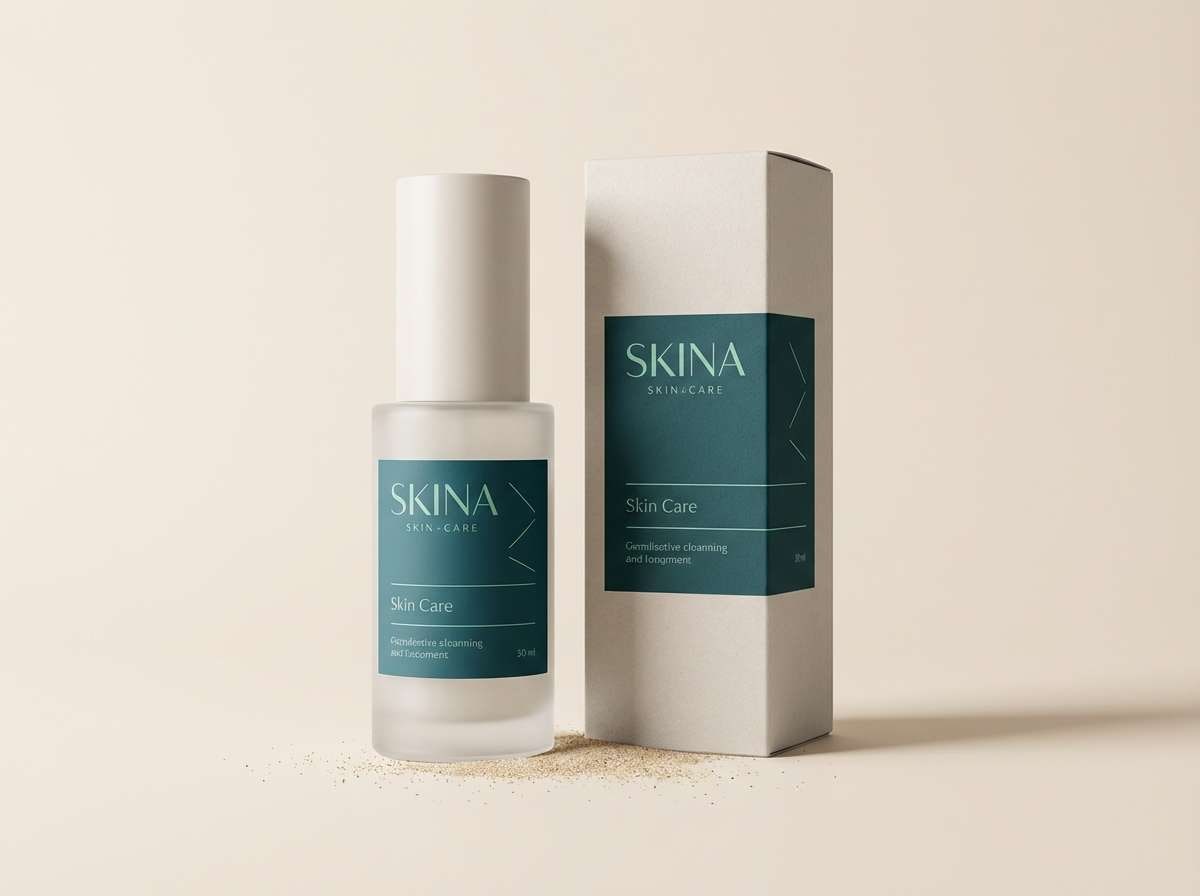 skincare bottle studio