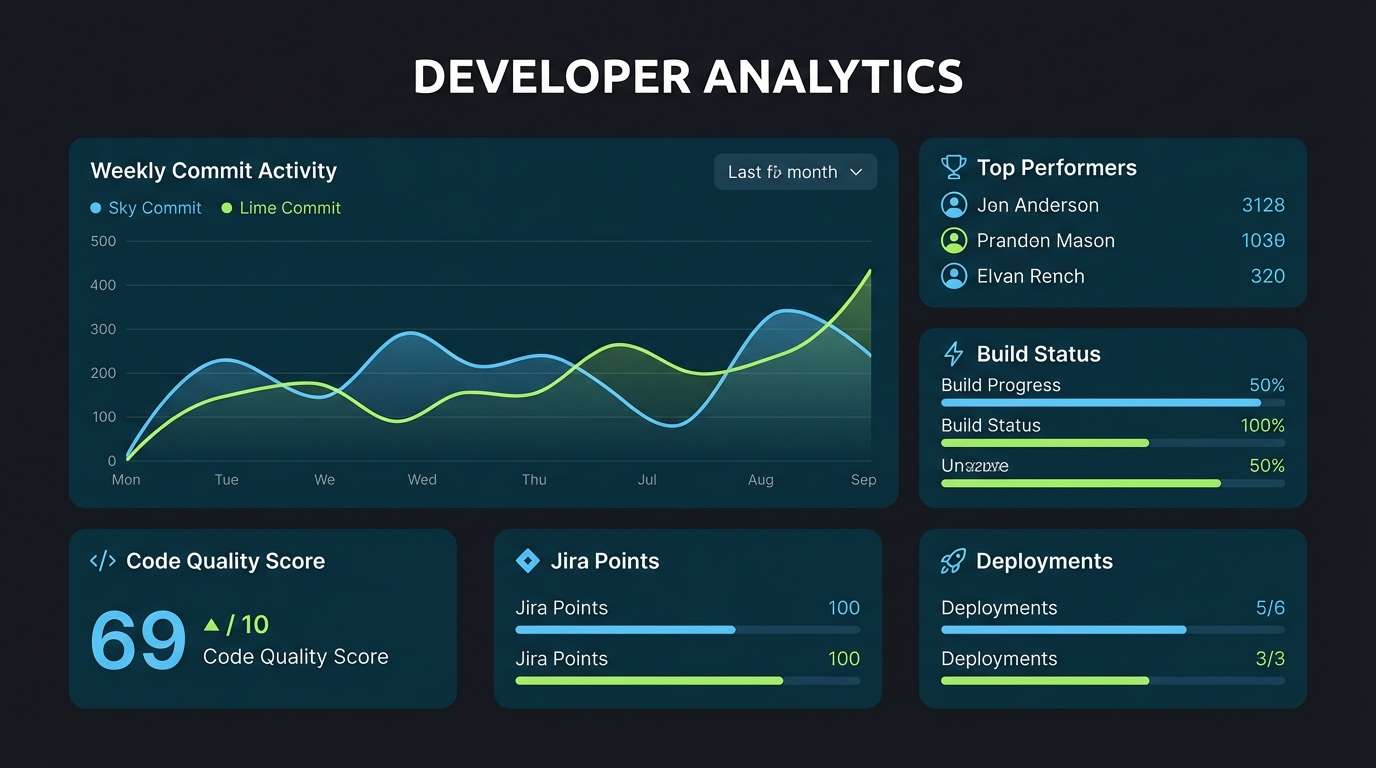 developer dashboard ui