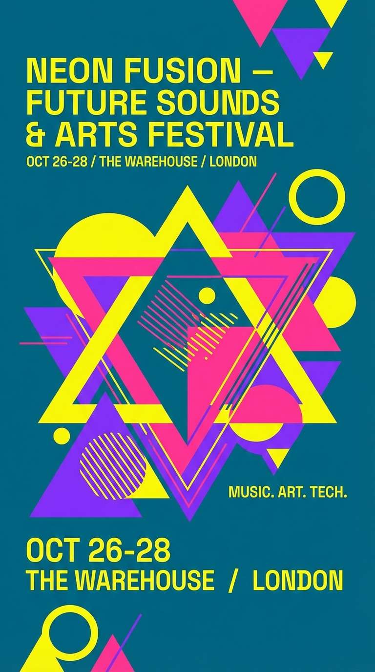 festival flyer design