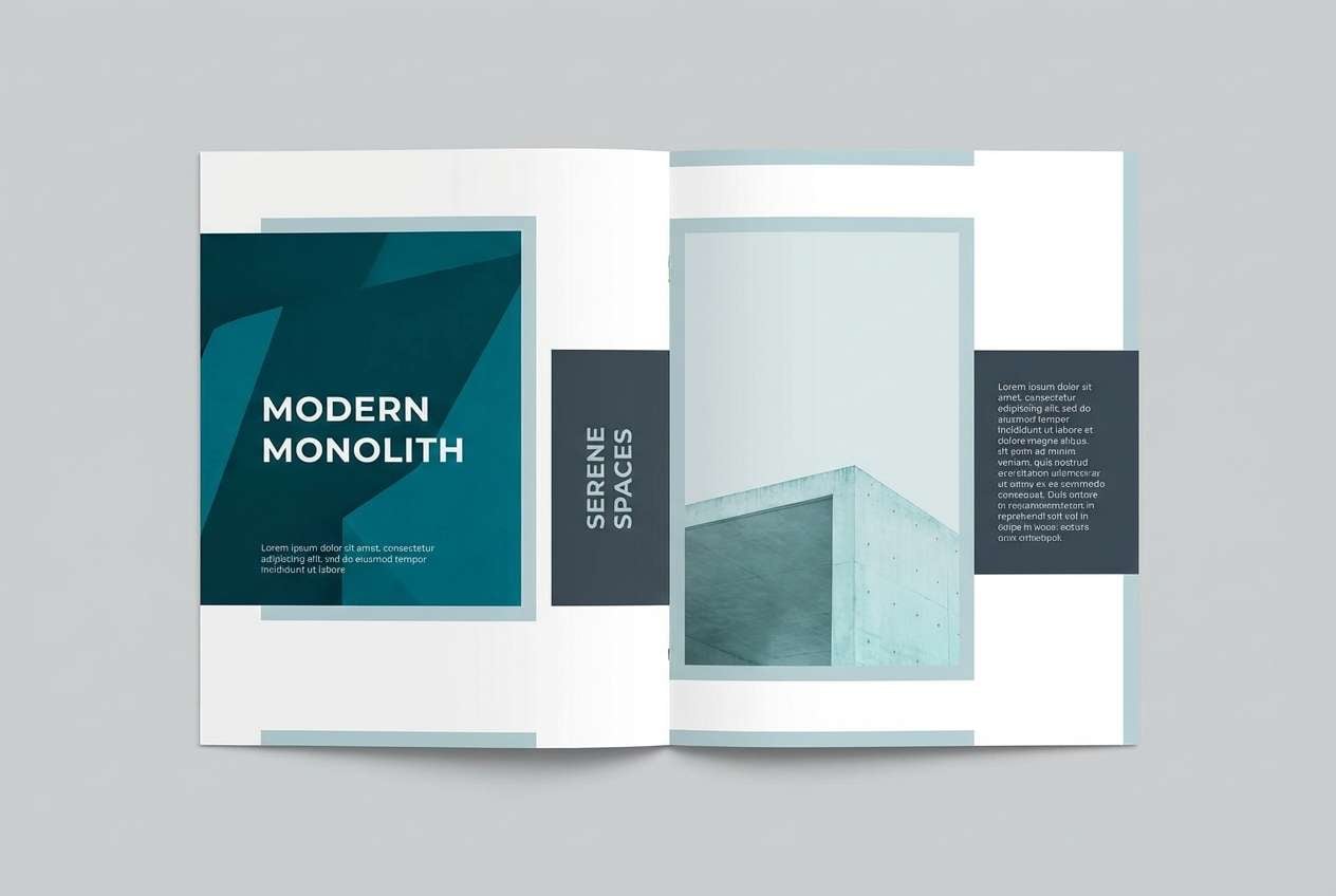 architecture magazine spread