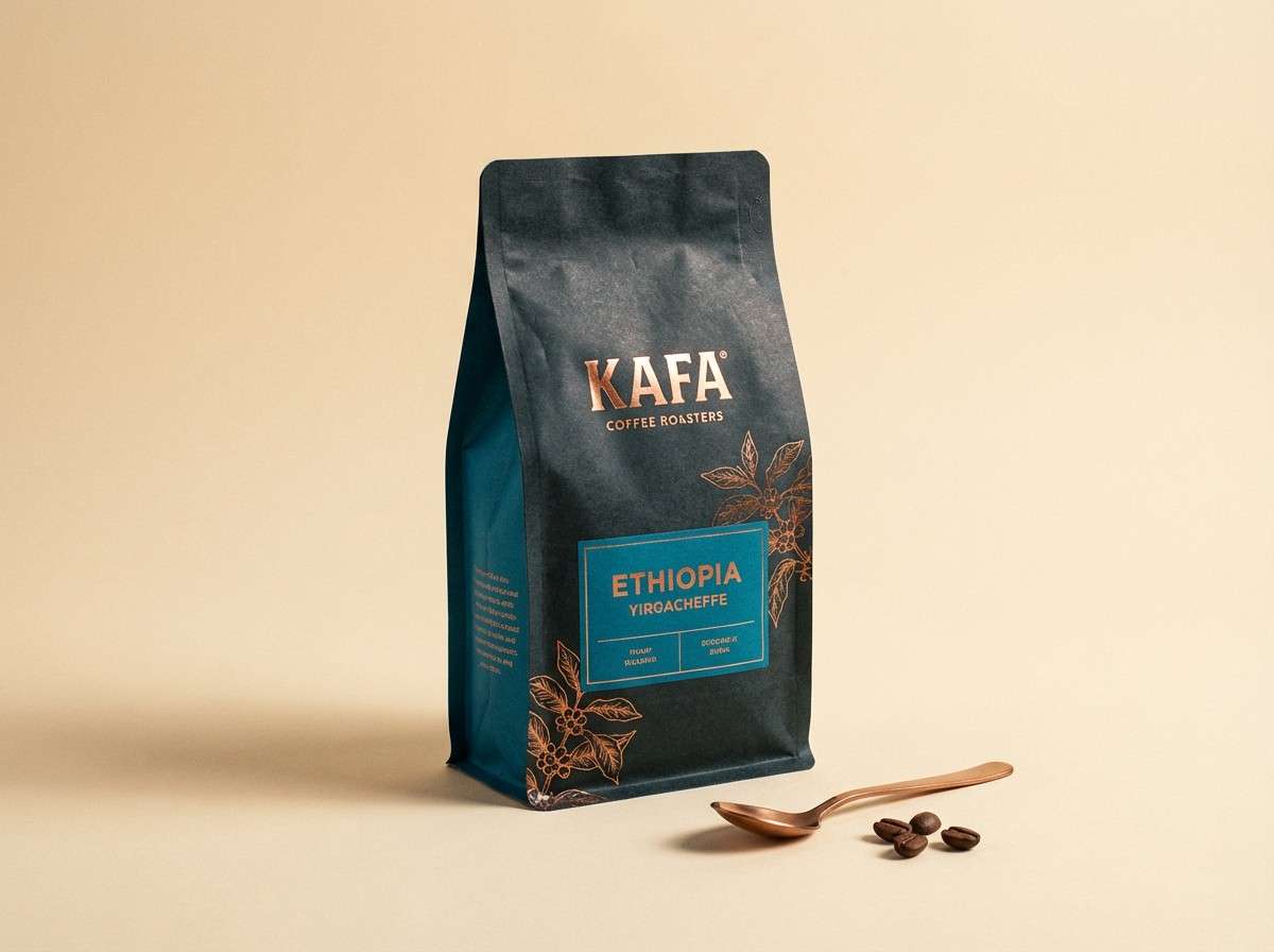 coffee bag studio shot