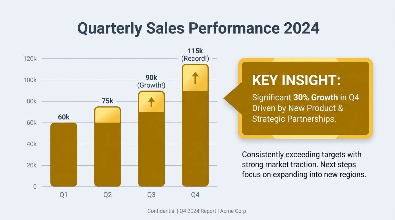 business infographic slide