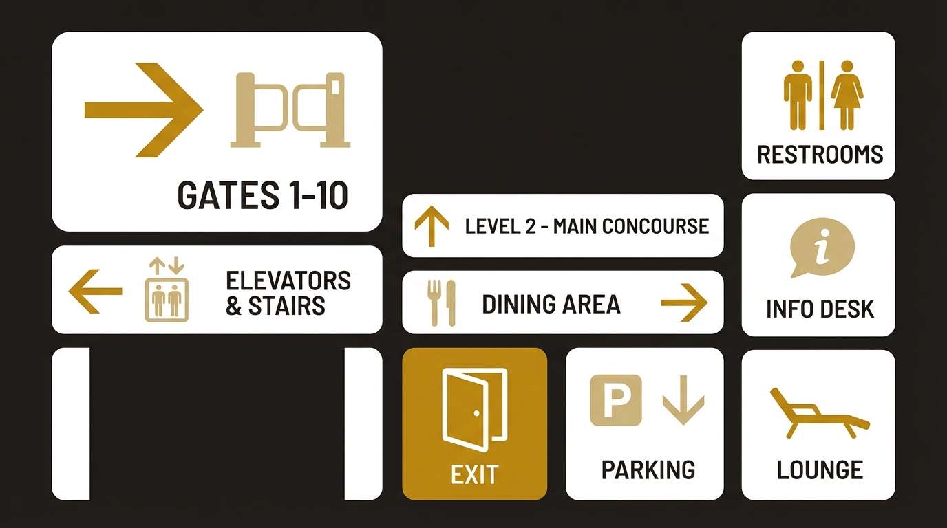 urban wayfinding signage