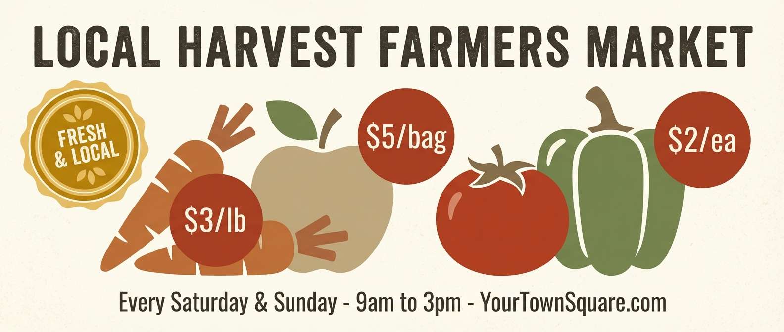 farmers market banner