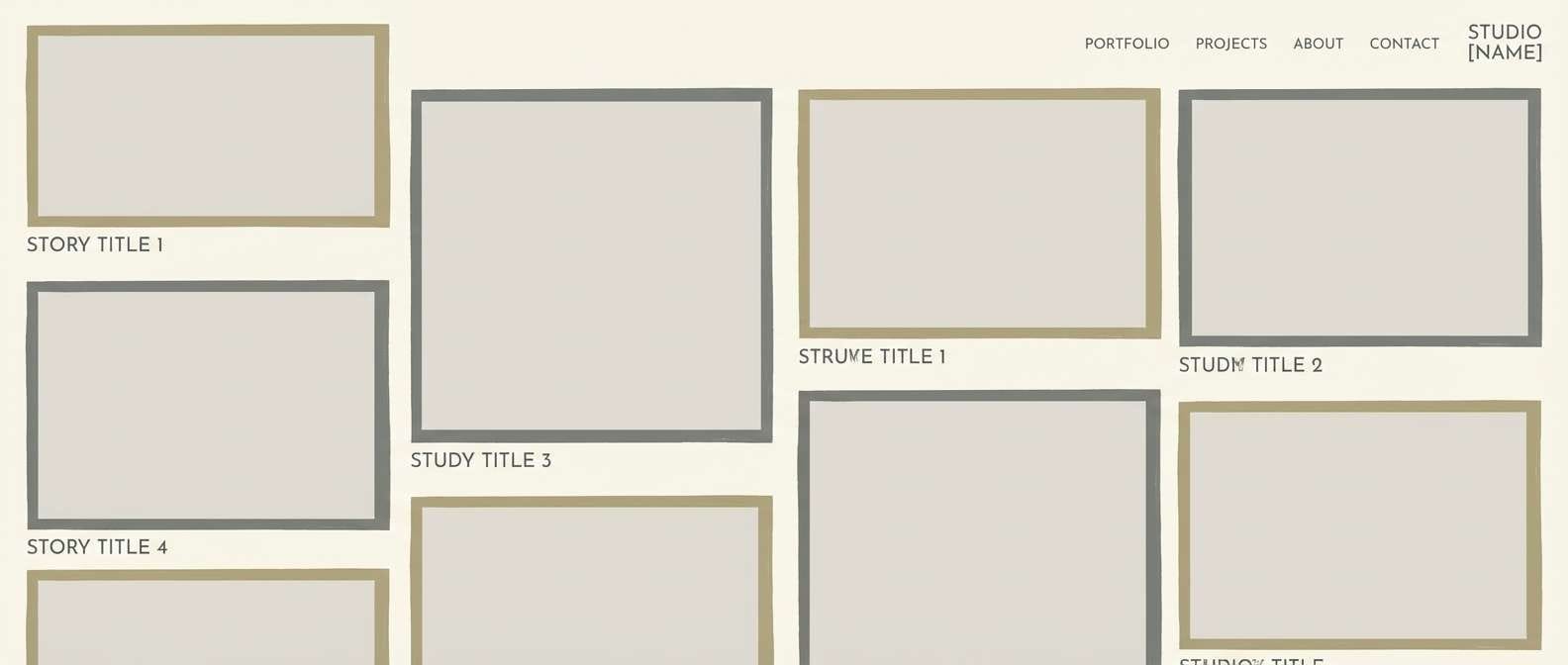 architecture portfolio ui