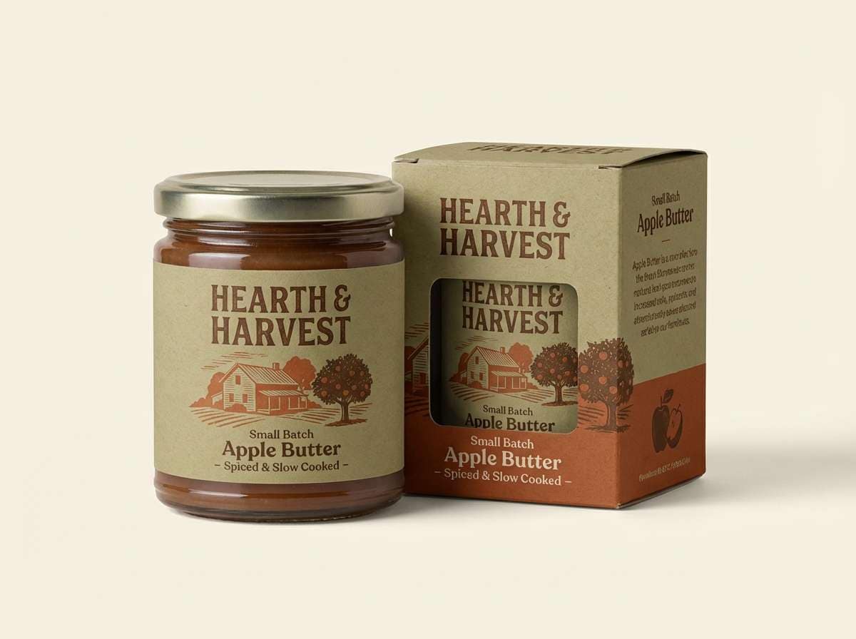 rustic food packaging