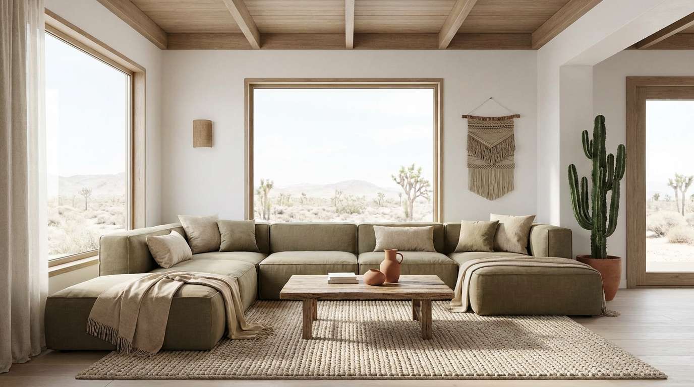 desert living room style