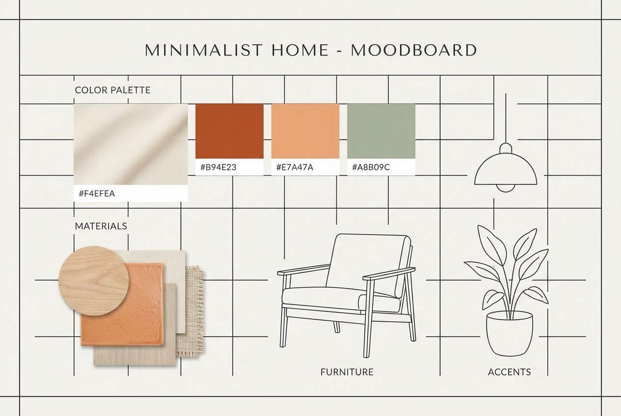 interior design moodboard