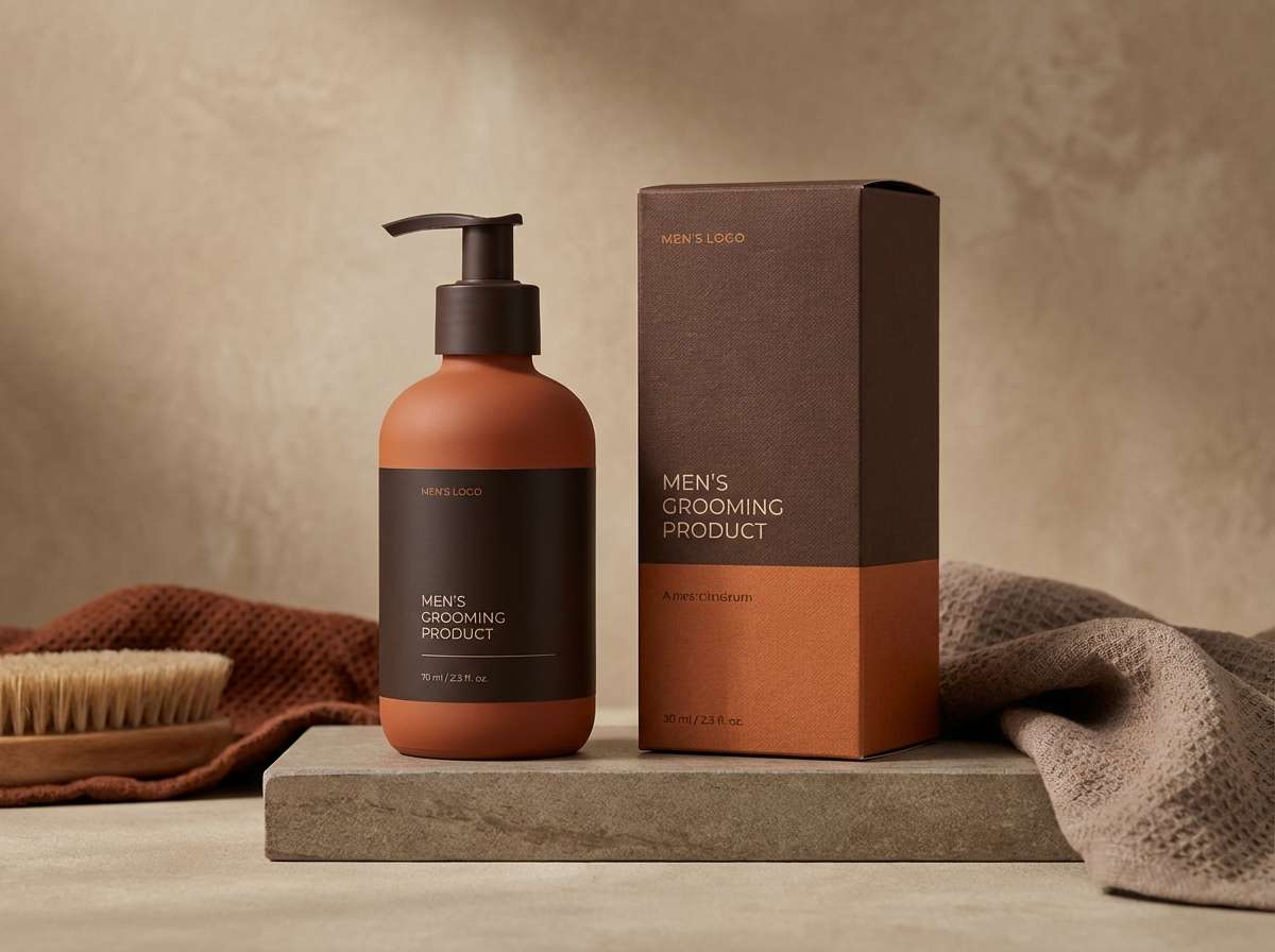 mens grooming product ad