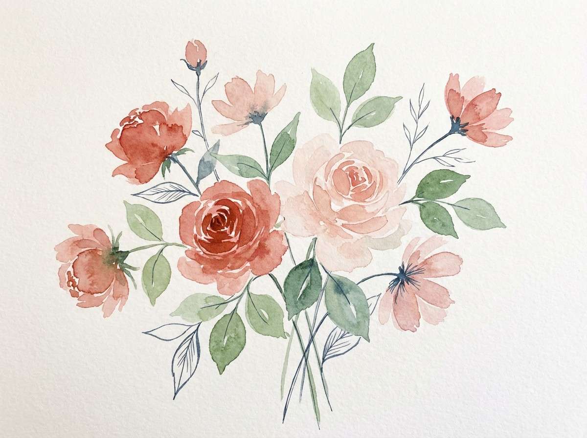 watercolor floral illustration