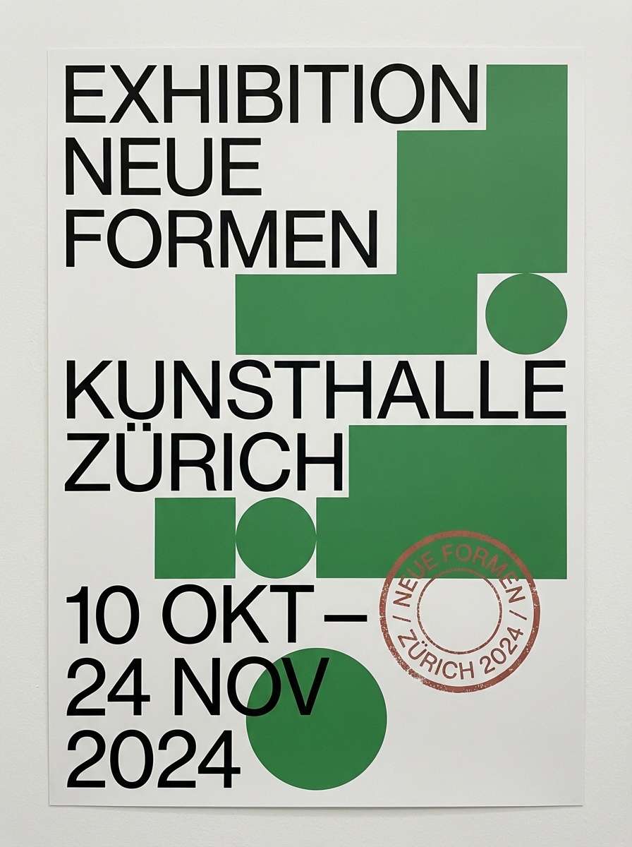 exhibition poster layout