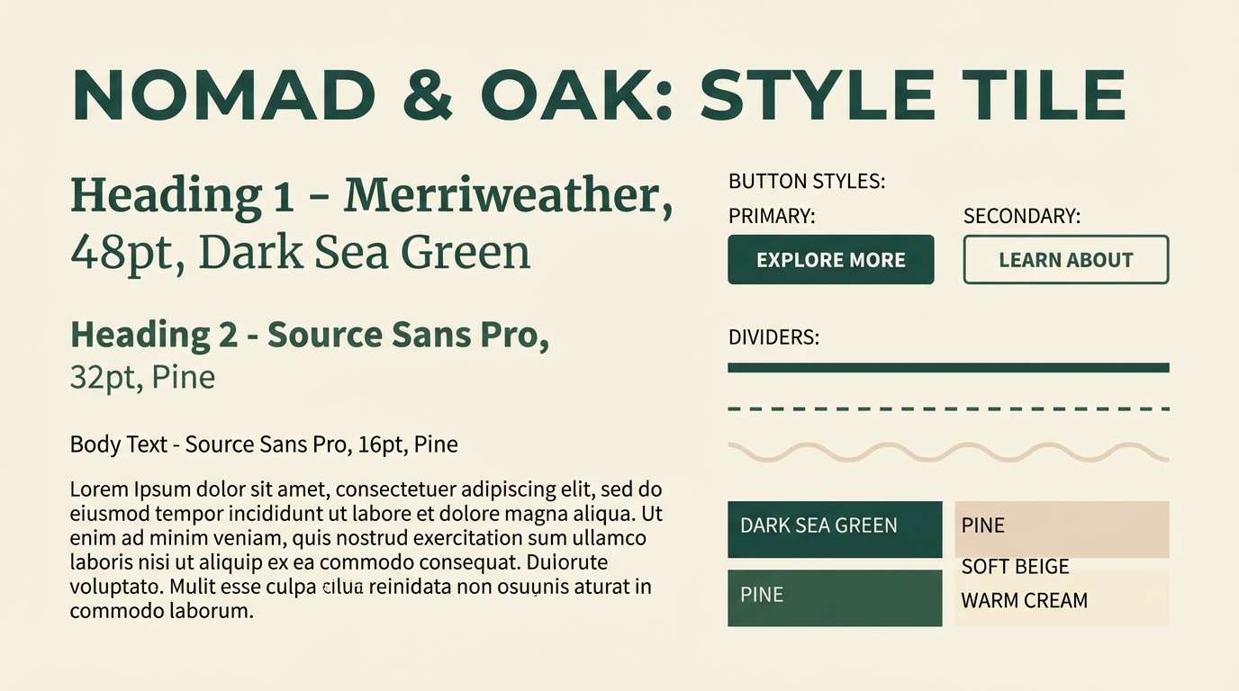 cozy blog style tile