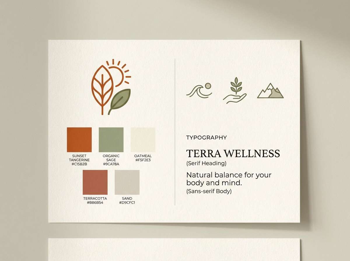 clay sage brand board