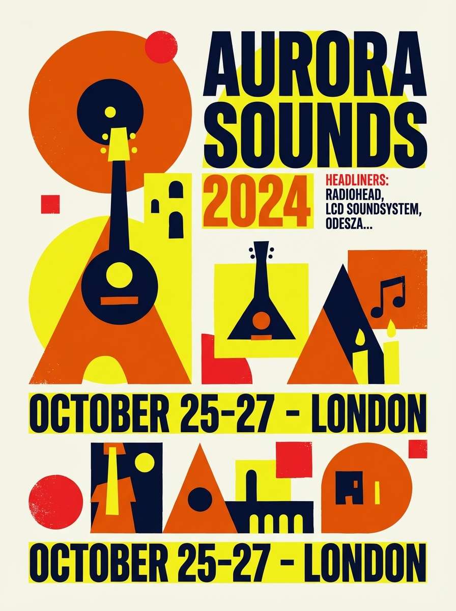 festival poster graphic design