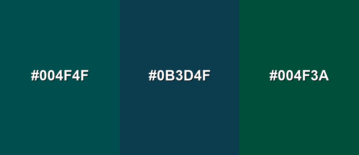 analogous color for dark-teal