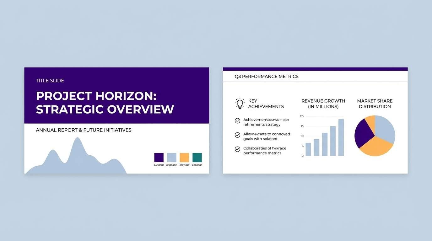 opal violet presentation slides