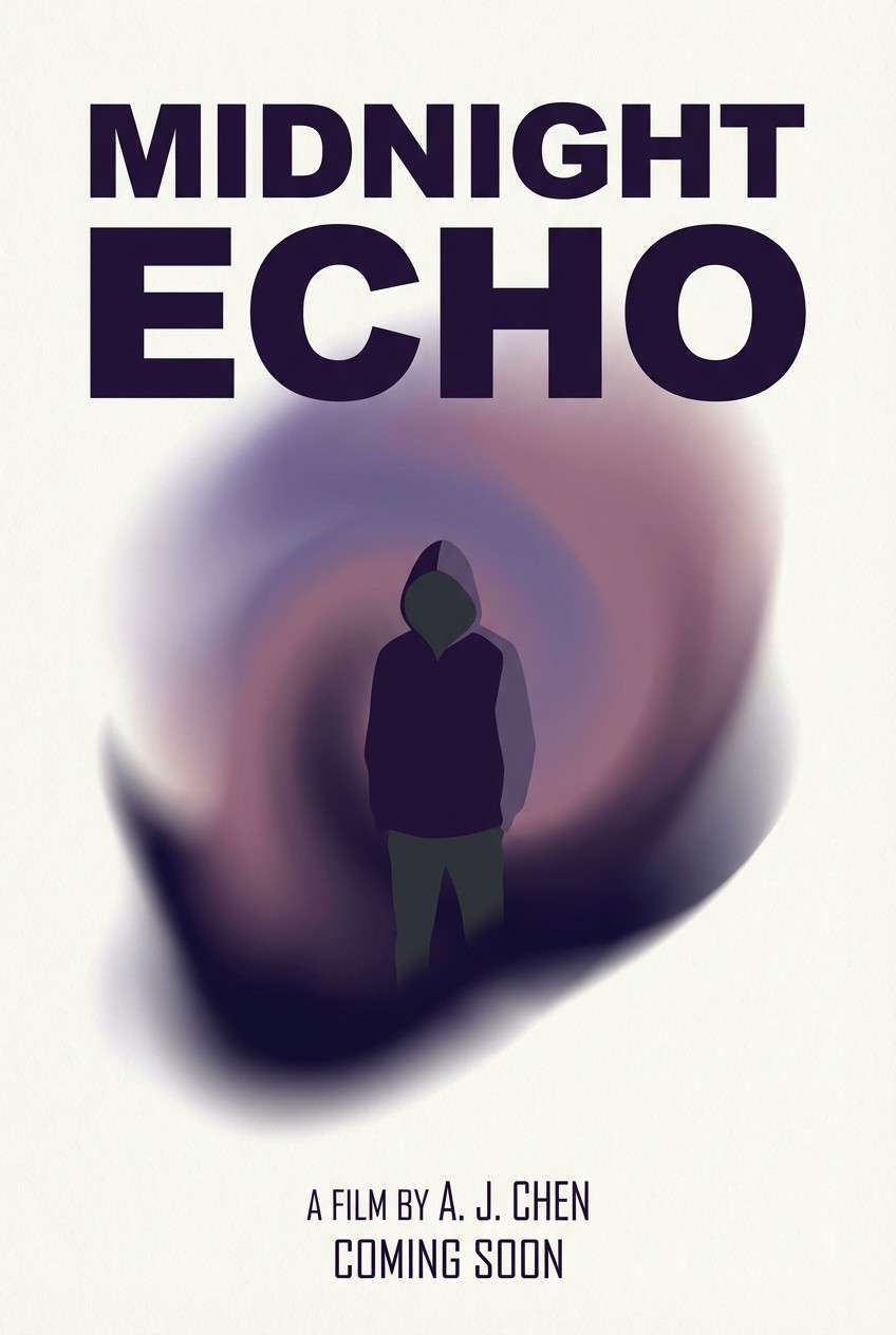 noir lavender poster design