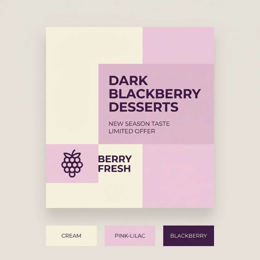 blackberry cream social graphic