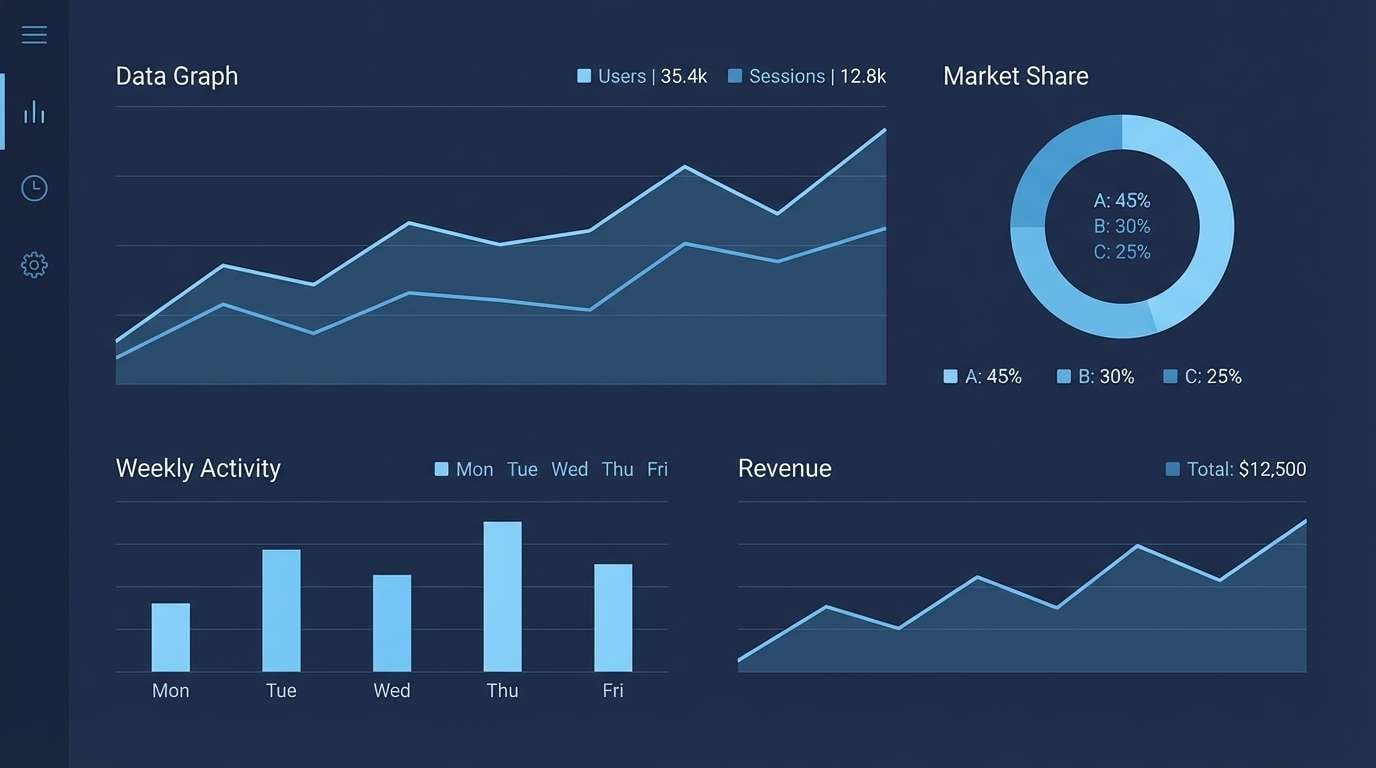 navy data viz theme