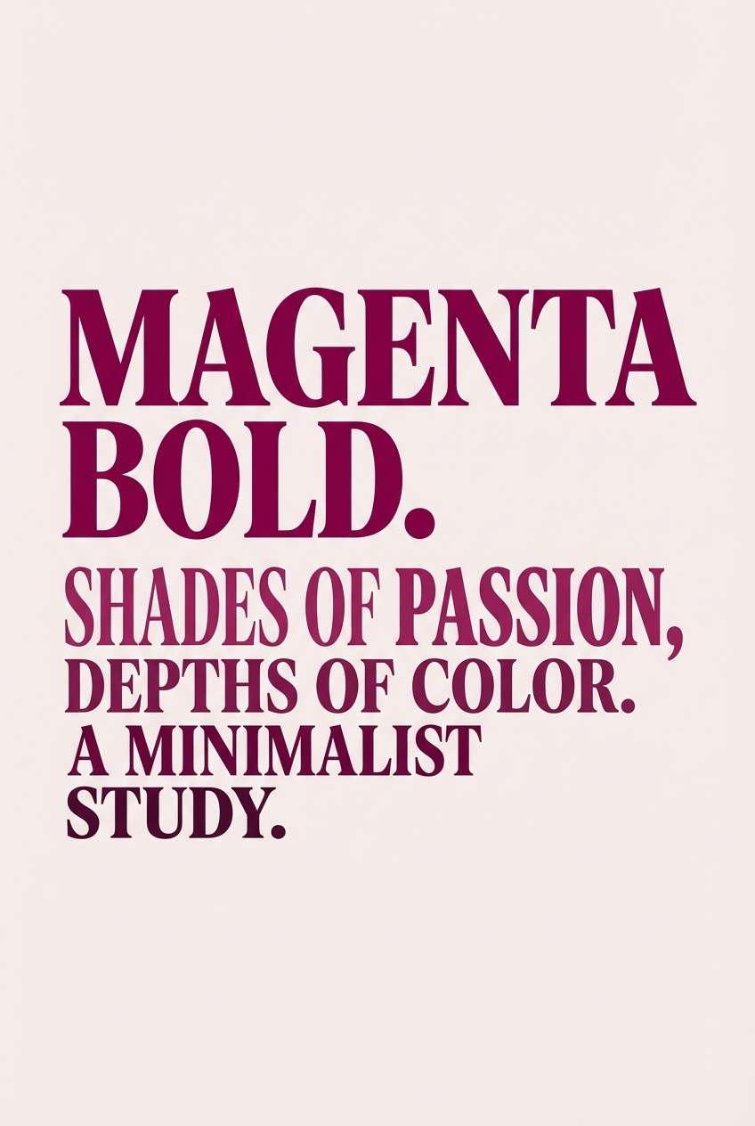 mulberry typography poster