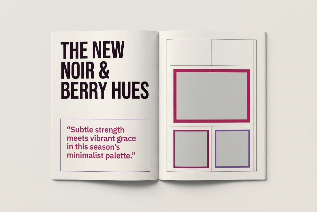 fashion editorial spread