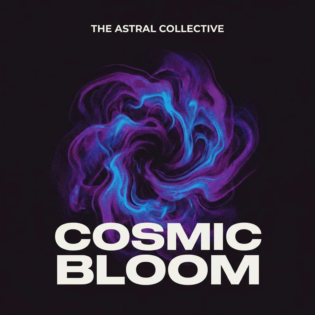 abstract album cover design