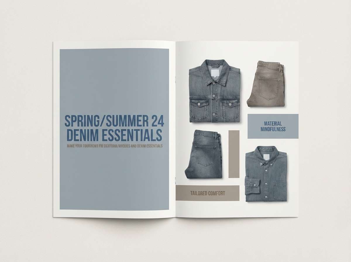 workwear lookbook spread