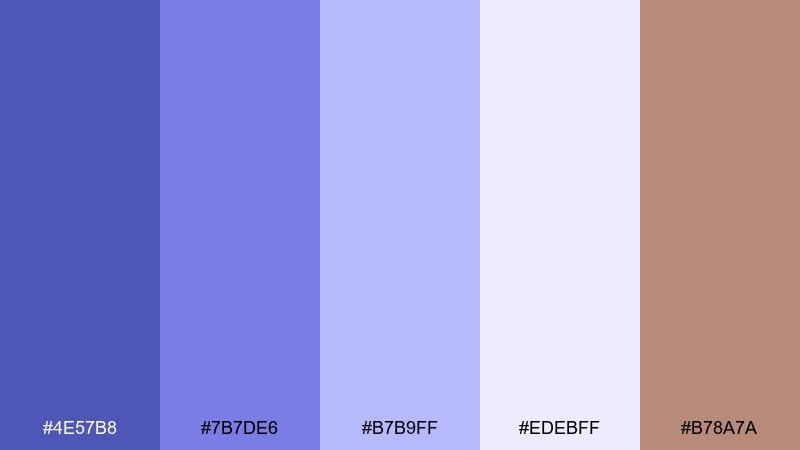 denim lavender blue lavender color palette with hex codes
